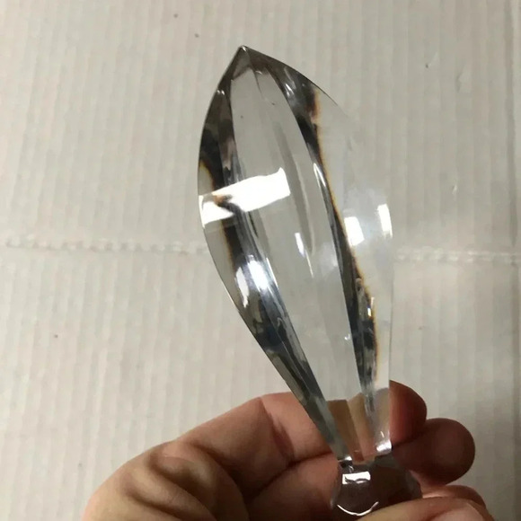 Vintage Faceted  Glass Bottle Stopper - Picture 6 of 8